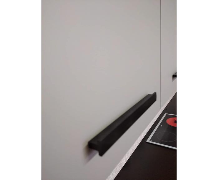 Fotogalerie D45 P/L (45 cm) BEIGE MAT(MDF) pravá, skříňka kuchyňské linky Langen