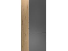 Fotogalerie D60R (60 cm) GREY MAT(MDF) pravá, vysoká potravinová skříň kuchyňské linky Langen