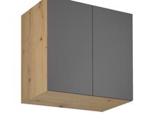 Fotogalerie G80G (80 cm) GREY MAT(MDF), skříňka závěsná hluboká kuchyňské linky Langen