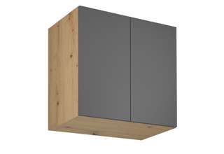 G80 (80 cm) GREY MAT(MDF), skříňka závěsná kuchyňské linky Langen