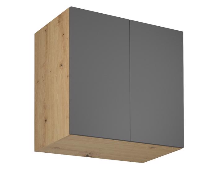 Fotogalerie G80 (80 cm) GREY MAT(MDF), skříňka závěsná kuchyňské linky Langen