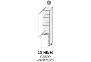 2D14K 40 L (40 cm) potravinová skříňka, kuchyně Carrini