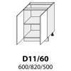 D11 60 (60 cm), kuchyňská linka Quantum