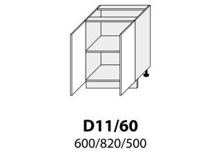 D11 60 (60 cm), kuchyně Treviso