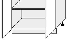 Fotogalerie D11 80 (80 cm), kuchyňská linka Quantum