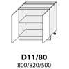 Dolní skříňka dvoudveřová 80cm - D11 80 - kuchyňská linka Quantum