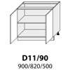 Dolní skříňka dvoudveřová 90cm - D11 90 - kuchyňská linka Quantum