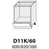 D11K 60 (60 cm) skříňka pro vestavnou troubu, kuchyně Avellino