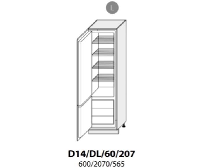 Fotogalerie D14DL 60 L (60 cm) skříňka pro lednicovou vestavbu, kuchyně Avellino