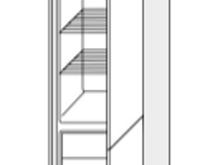 Fotogalerie Skříňka pro lednicovou vestavbu - D14DL 60 (60 cm) - kuchyňská linka Quantum