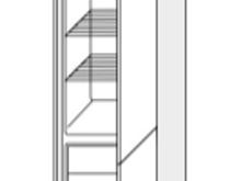 Fotogalerie D14DL 60 P (60 cm) skříňka pro lednicovou vestavbu, kuchyně Avellino