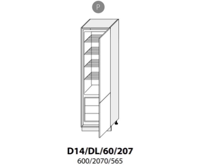 Fotogalerie D14DL 60 P (60 cm) skříňka pro lednicovou vestavbu, kuchyně Viano