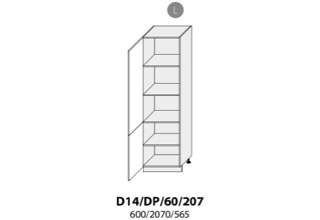 D14DP 60 L (60 cm) spodní skříňka vysoká potravinová, kuchyně Viano