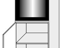 Fotogalerie Skříňka pro vestavbu 60cm - D14/RU/2D 60 - kuchyňská linka Quantum