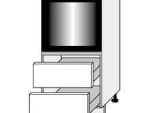 Fotogalerie D14RU/2 - 284 (60 cm) - skříňka pro vestavbu se šuplíky, kuchyně Viano