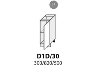 D1D 30 P (30 cm), kuchyně Carrini