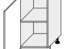 Fotogalerie Dolní skříňka jednodveřová 40cm levá - D1D 40 L (40 cm) - kuchyně Avellino