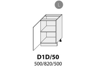 D1D 50 L (50 cm), kuchyně Carrini