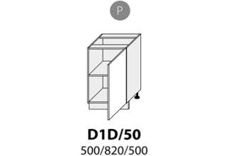 Dolní skříňka jednodveřová 50cm pravá - D1D 50 P (50 cm) - kuchyně Avellino