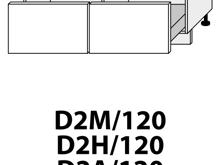 Fotogalerie D2M 120 (120 cm), kuchyňské linky Malmo