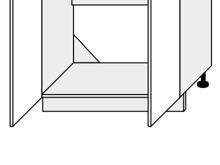 Fotogalerie Skříňka dřezová 80cm - D8Z 80 (80 cm)  - kuchyně Carrini