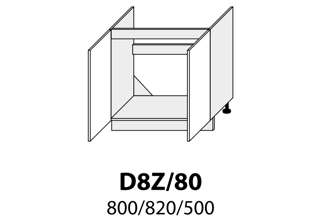 D8Z 80 (80 cm) spodní skříňka dřezová, kuchyně Avellino