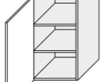Fotogalerie Horní skříňka jednodveřová 40cm levá - W2 40 L (40 cm) - kuchyně Carrini