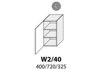 W2 40 L (40 cm), kuchyně Carrini