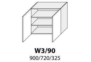 W3/ 90 (90 cm), kuchyňská linka Quantum
