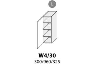 W4 30 L (30 cm), kuchyně Carrini