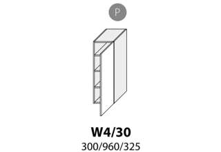 W4 30 P (30 cm), kuchyně Carrini