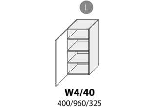 W4 40 L (40 cm), kuchyně Carrini