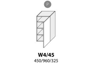 W4 45 P (45 cm), kuchyně Carrini