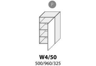 W4 50 P (50 cm), kuchyně Carrini