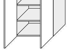 Fotogalerie Horní skříňka 60cm - W4/ 60 - kuchyňská linka Quantum