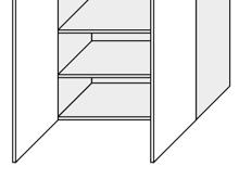 Fotogalerie Horní skříňka 80cm - W4/ 80 - kuchyňská linka Quantum