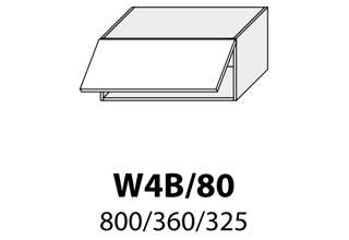 W4 B/ 80 (80 cm), kuchyňská linka Malmo