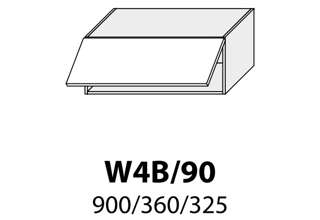 W4 B/ 90 (90 cm), kuchyňská linka Malmo