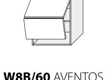 Fotogalerie Horní skříňka výklopná AVENTOS 60cm - W8B/ 60 AVENTOS - kuchyňská linka Malmo