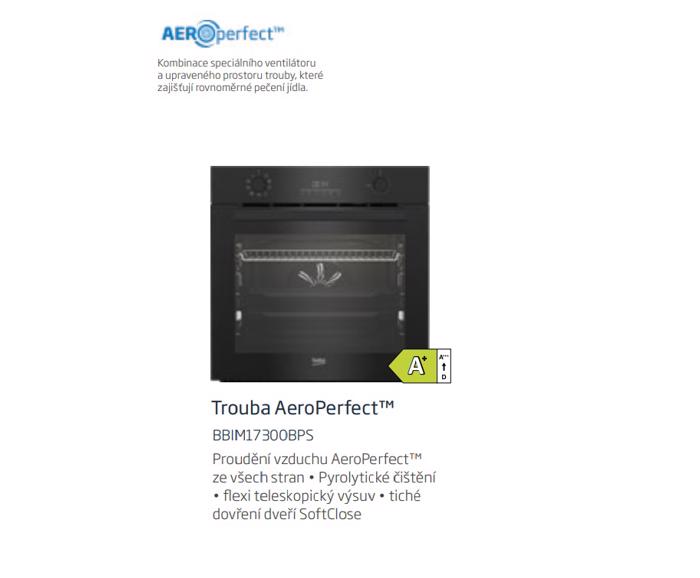 Fotogalerie Trouba AeroPerfect™BBIM17300BPS