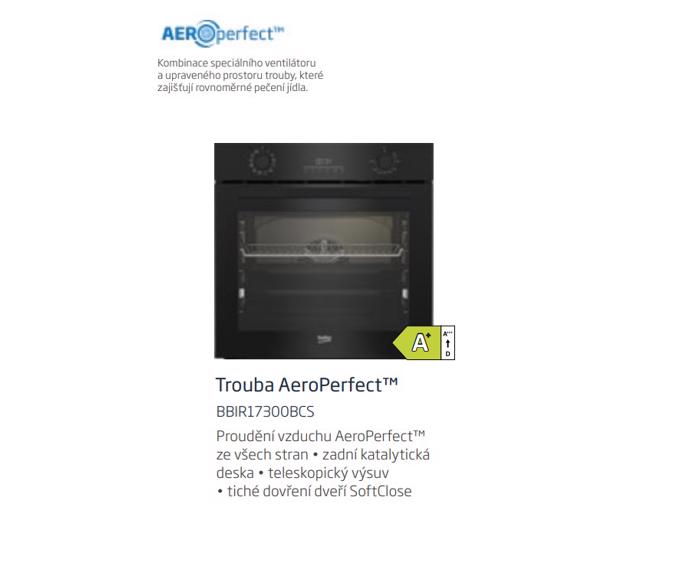 Fotogalerie Trouba AeroPerfect™BBIR17300BCS