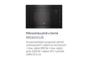 Vestavná mikrovlnka Beko BMGB 20212 B