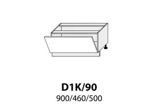 D1K 90 (90 cm), kuchyně Carrini
