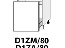 Fotogalerie D1Z M 80 (80 cm), výběr kování, kuchyně Treviso