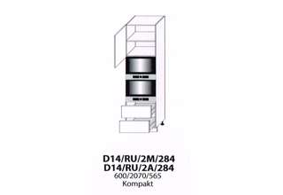 D14 RU/2M-284 (60 cm) spodní skříňka vysoká kompakt, kuchyně Treviso
