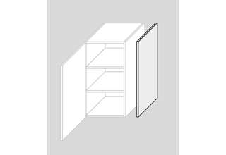 Bočnice v barvě pracovní desky, horní skříňky - 34,5/72 cm