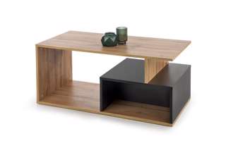 Konferenční stolek Combo, dub wotan/ černá