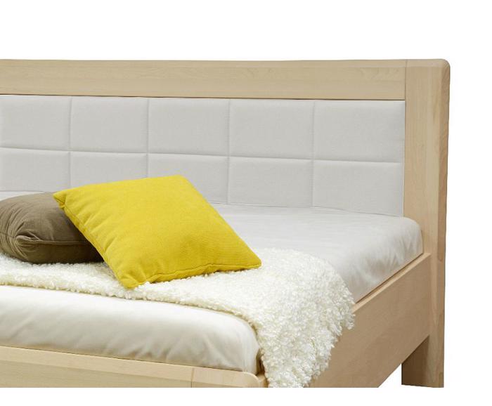 Fotogalerie EDISON Dřevěná postel 180 cm, buk/bílá