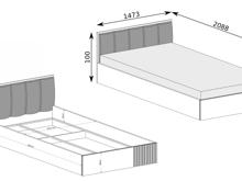 Fotogalerie Postel 140 Cali C 16 - artisan /černý mat