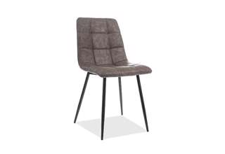 Jídelní židle Look - černá/šedá